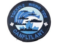 Canadian Navy RCN CANFLTLANT TGEX21-2 Rising Tide Crest Patch