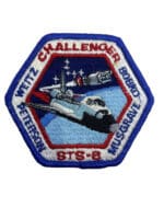 US NASA Space Shuttle Challenger Weitz Bobko Peterson Musgrave STS-6 Patch