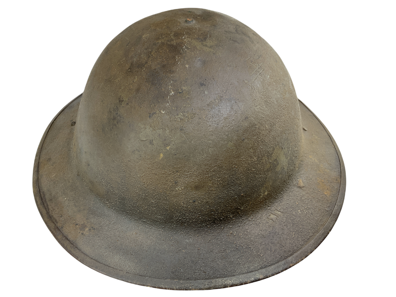 WW1 US AEF 80th Division Patch Painted Brodie Helmet 2 WW1 US AEF 80th Division Patch Painted Brodie Helmet 2