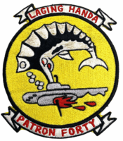 US USN Navy VP 40 Squadron Anti Submarine Unit Patch