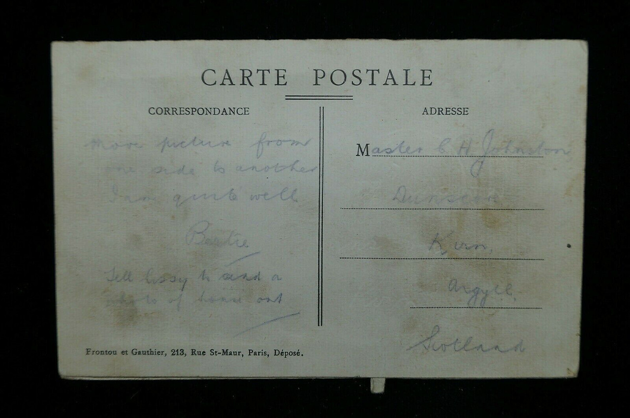 WW1 French British Joffre Postcard WW1 French British Joffre Postcard