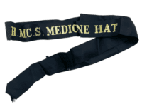 Canadian RCN Navy HMCS Medicine Hat Cap Tally