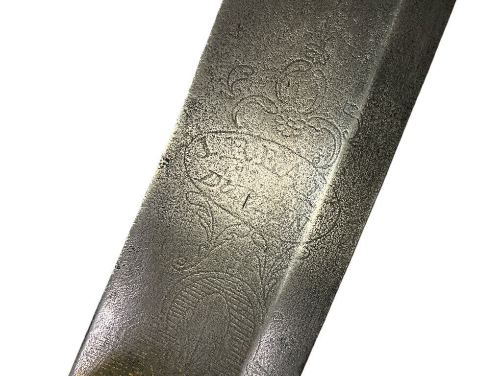 British 1796 Pattern Light Cavalry Kings 8th Irish Sword with Scabbard J Real British 1796 Pattern Light Cavalry Kings 8th Irish Sword with Scabbard J Real