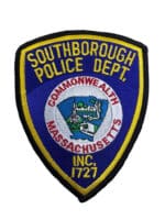 US Southborough Massachusetts Police Patch US Southborough Massachusetts Police Patch