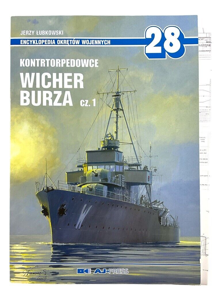 WW2 Poland Polish Navy Wicher Burza Vol 1 POLISH TEXT Soft Cover Reference Book WW2 Poland Polish Navy Wicher Burza Vol 1 POLISH TEXT Soft Cover Reference Book