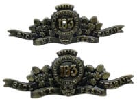 WW1 Canadian CEF 193rd Battalion Shoulder Titles Insignia Pair WW1 Canadian CEF 193rd Battalion Shoulder Titles Insignia Pair