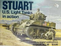 WW2 US Stuart Light Tanks in Action Squadron Signal Soft Cover Reference Book