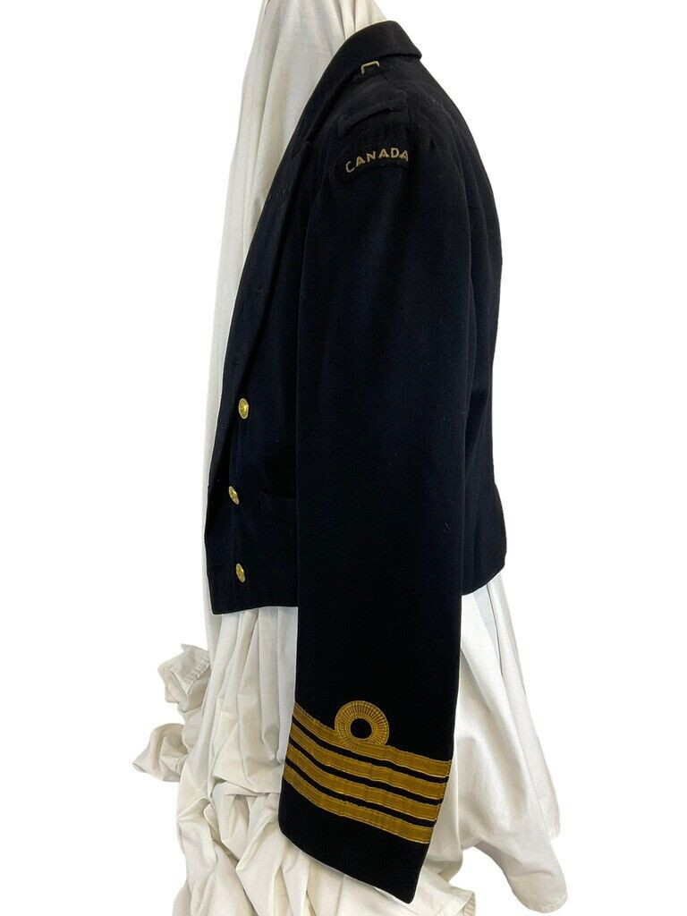 Canadian Navy RCN Mess Dress Jacket Named Gieves Maker Label Canadian Navy RCN Mess Dress Jacket Named Gieves Maker Label