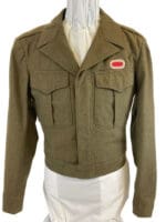 WW2 US Army 11th Airborne Patched Ike Jacket Uniform Tunic Size 38