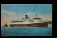 WW2 Era Canadian Ship SS Saint John Post Card