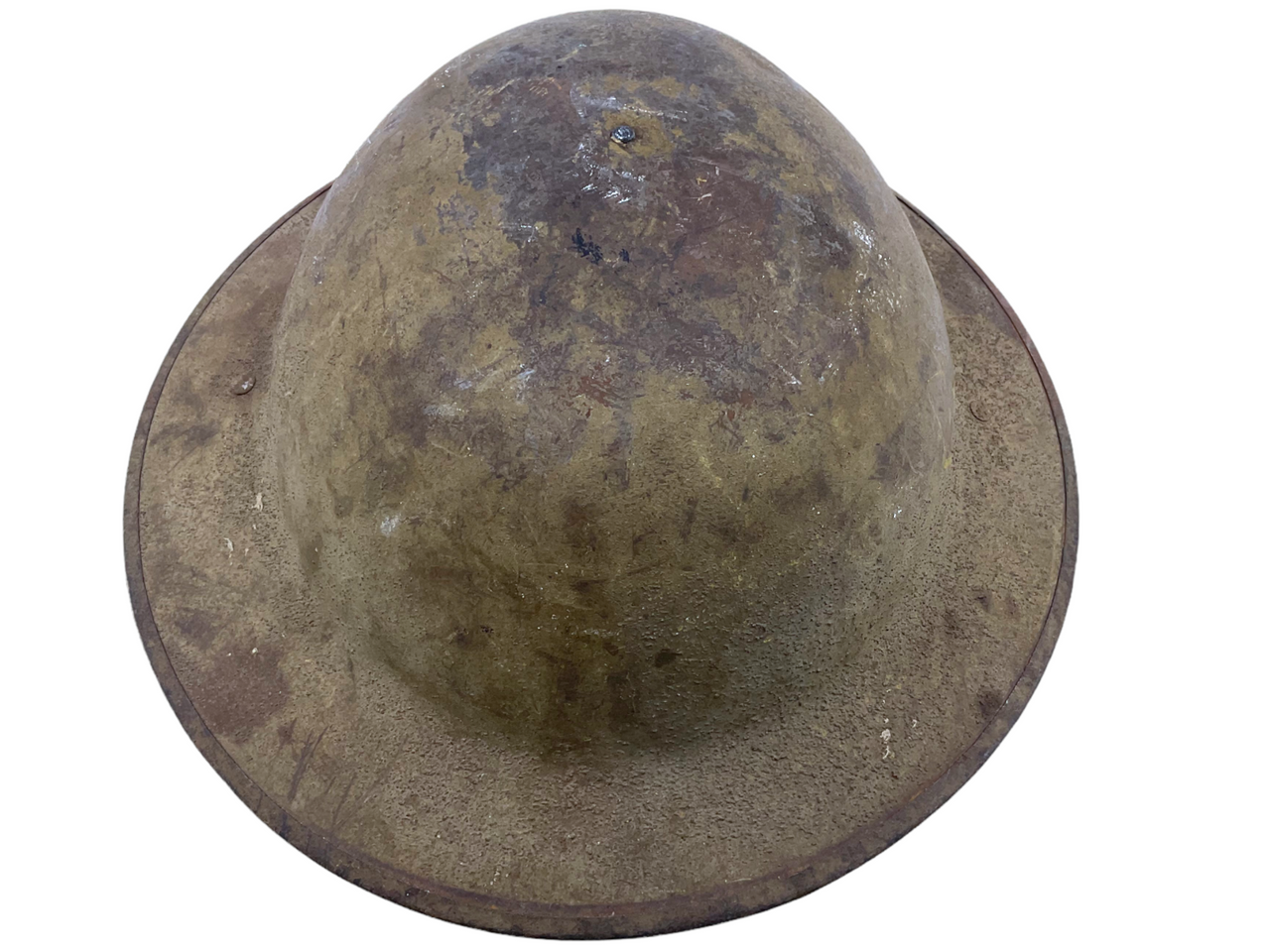 WW1 British Canadian BEF CEF Mk1 Steel Brodie Combat Helmet FS WW1 British Canadian BEF CEF Mk1 Steel Brodie Combat Helmet FS