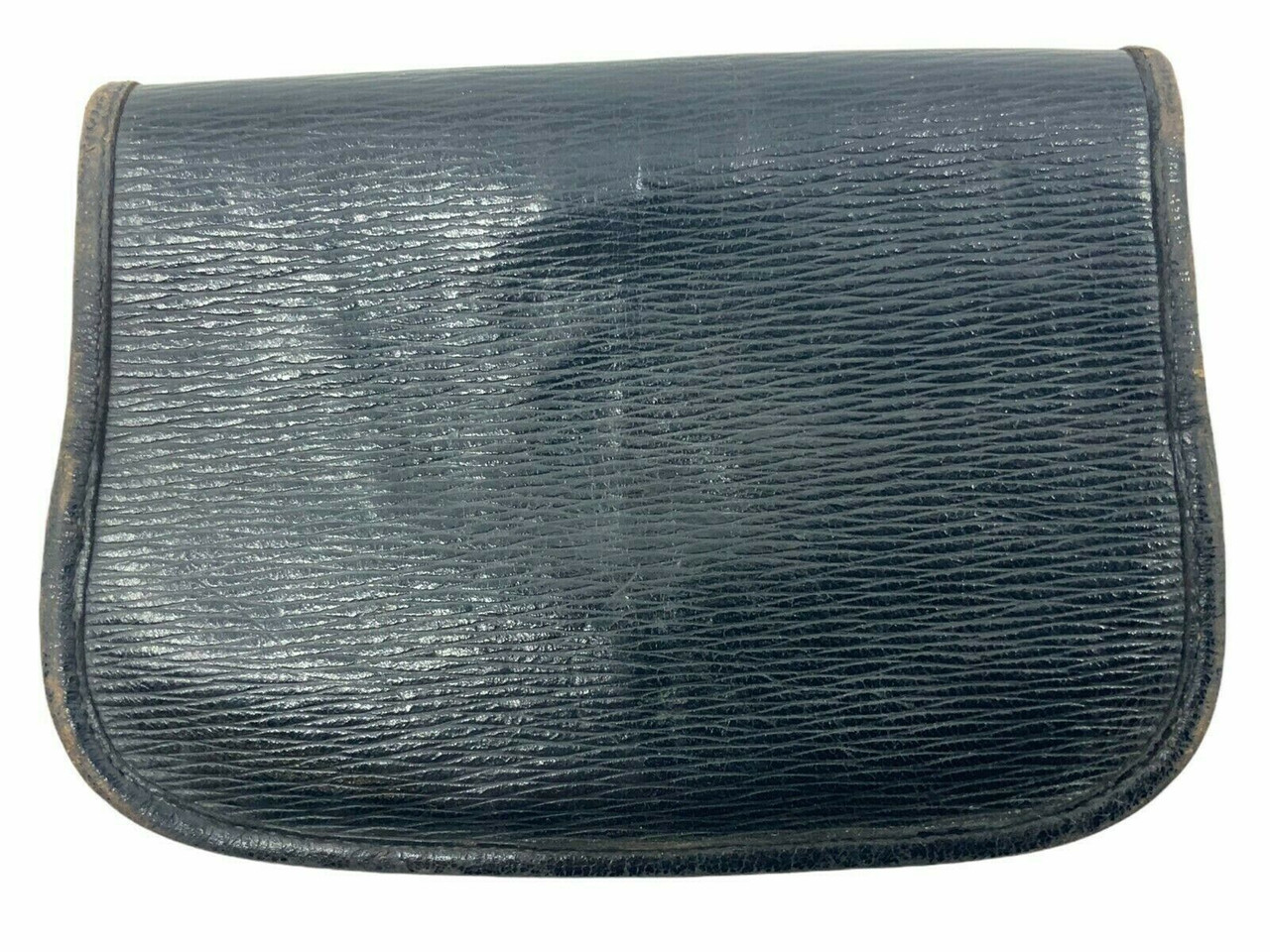 Victorian British Officer Foul Weather Leather & Velvet Cartouche Cover Victorian British Officer Foul Weather Leather & Velvet Cartouche Cover