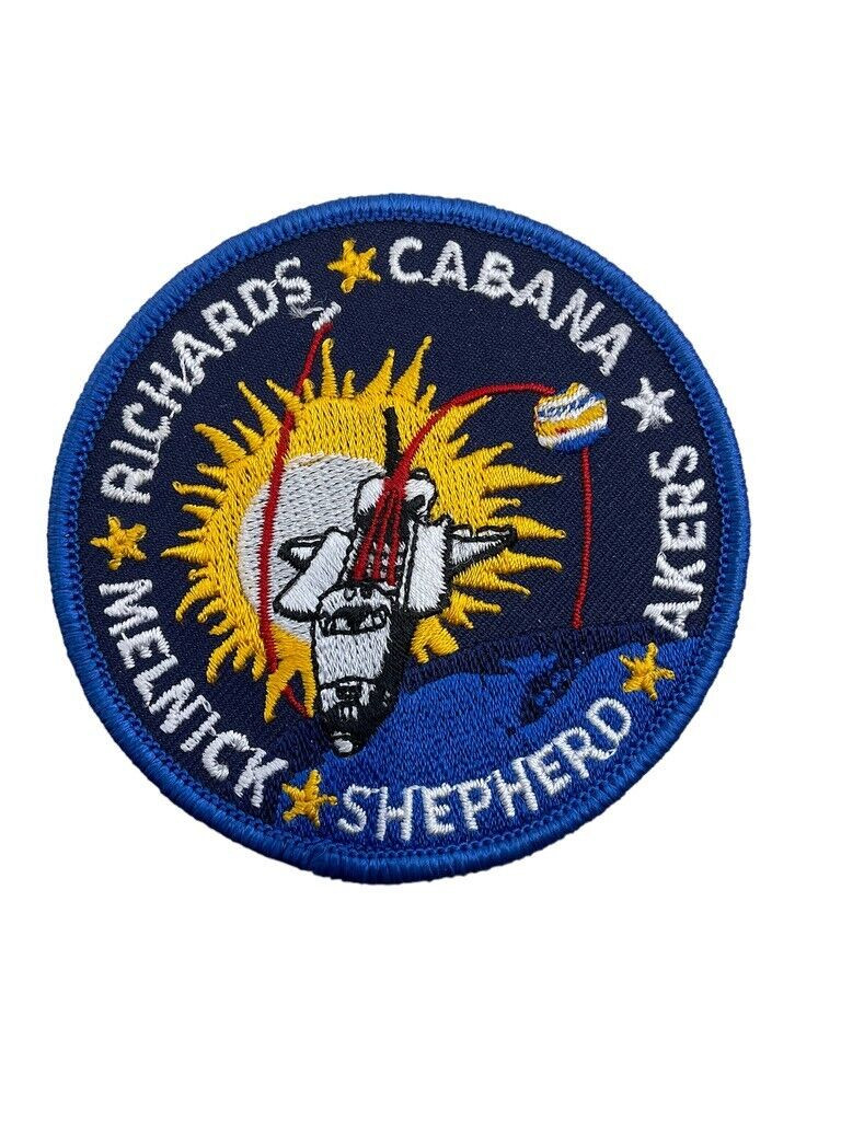 US NASA Space Shuttle Richards Cabana Akers Melnick Shepherd Space Patch 1 US NASA Space Shuttle Richards Cabana Akers Melnick Shepherd Space Patch 1