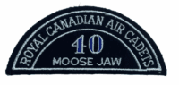 Canadian RCAC Air Cadets 40 Moose Jaw Shoulder Title Insignia Patch