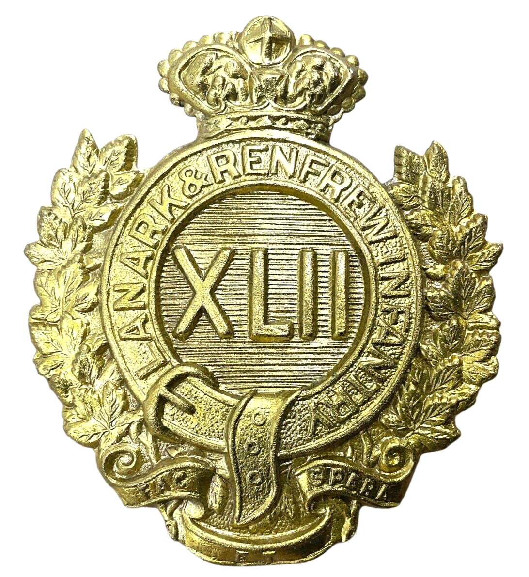 Canadian Militia Lanark & Renfrew Infantry Cap Badge Canadian Militia Lanark & Renfrew Infantry Cap Badge