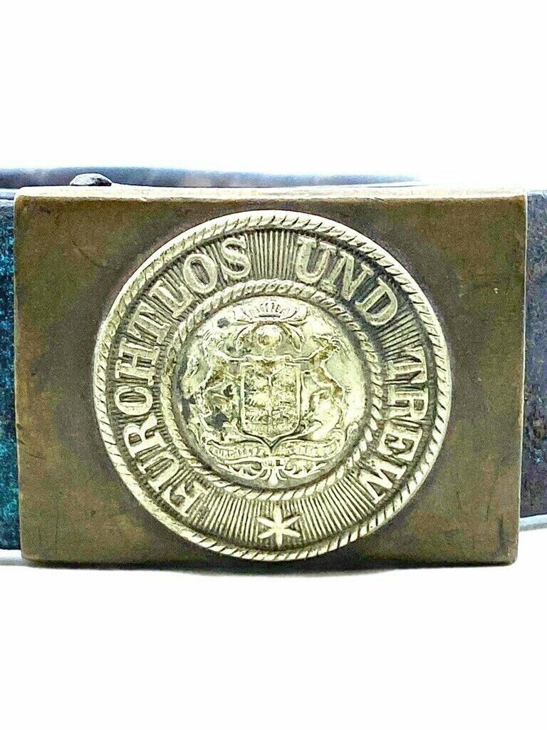 WW1 Imperial German Wurttemberg Belt and Buckle WW1 Imperial German Wurttemberg Belt and Buckle