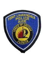 US Fort Lauderdale Florida Police Aide Shirt Patch