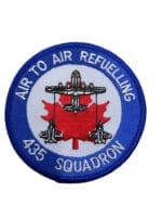 Canadian Forces RCAF 435 Squadron Air to Air Refuelling Colour Crest Patch