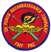 US USMC 1st Force Reconnaissance Company FMF PAC Patch