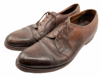 WW2 Canadian British Officers Ox Blood Leather Shoes Size 10