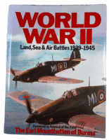 WW2 US British German World War 2 Land Sea and Air Battles HC Reference Book