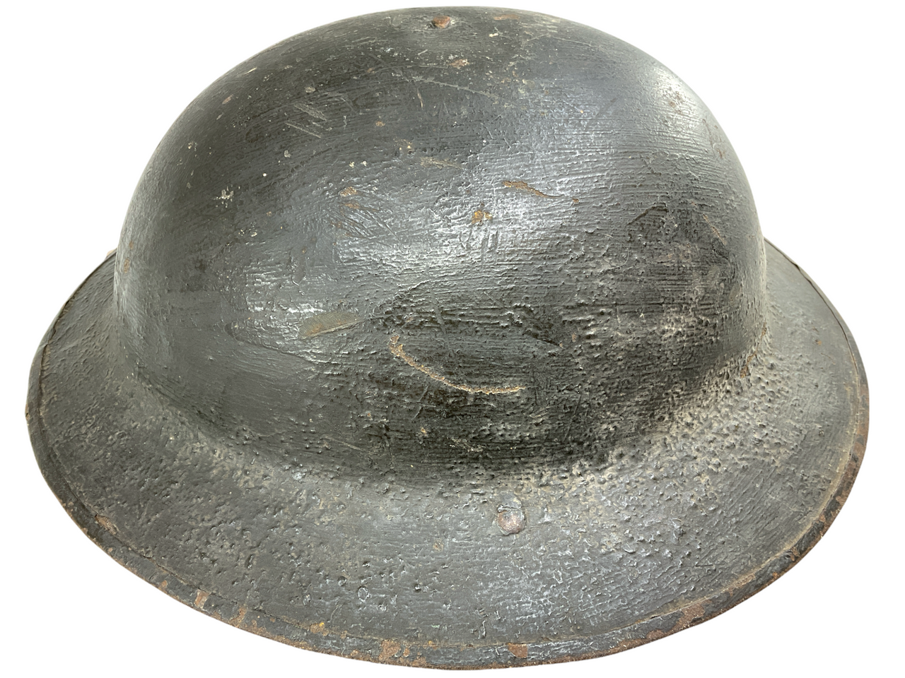 WW1 US AEF 27th Division Patch Painted Brodie Helmet 2 WW1 US AEF 27th Division Patch Painted Brodie Helmet 2
