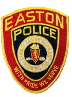 US Easton Maryland Yellow Edge Police Patch US Easton Maryland Yellow Edge Police Patch