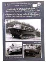 WW2 German Military Vehicle Rarities Vol 3 Tankograd Soft Cover Reference Book