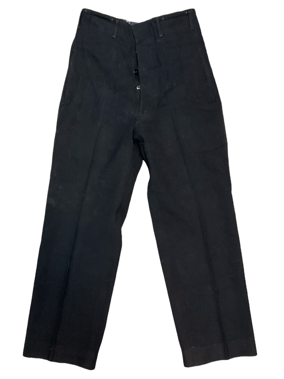 WW2 Canadian RCN Navy 1940 Dated Blue Wool Trousers W 32 x L 30 WW2 Canadian RCN Navy 1940 Dated Blue Wool Trousers W 32 x L 30