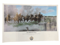 WW1 Canadian CEF 1st Hussars Cavalry Charge Battle for Iwuy Signed #'D Print