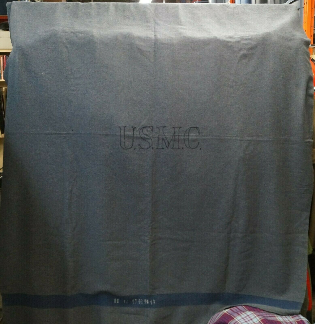 Spanish American War USMC M1884 Wool Blanket Named RARE Spanish American War USMC M1884 Wool Blanket Named RARE