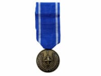 NATO Miniature Service Medal with Ribbon