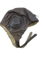 WW2 German Luftwaffe LKPw101 Pilots Leather Helmet