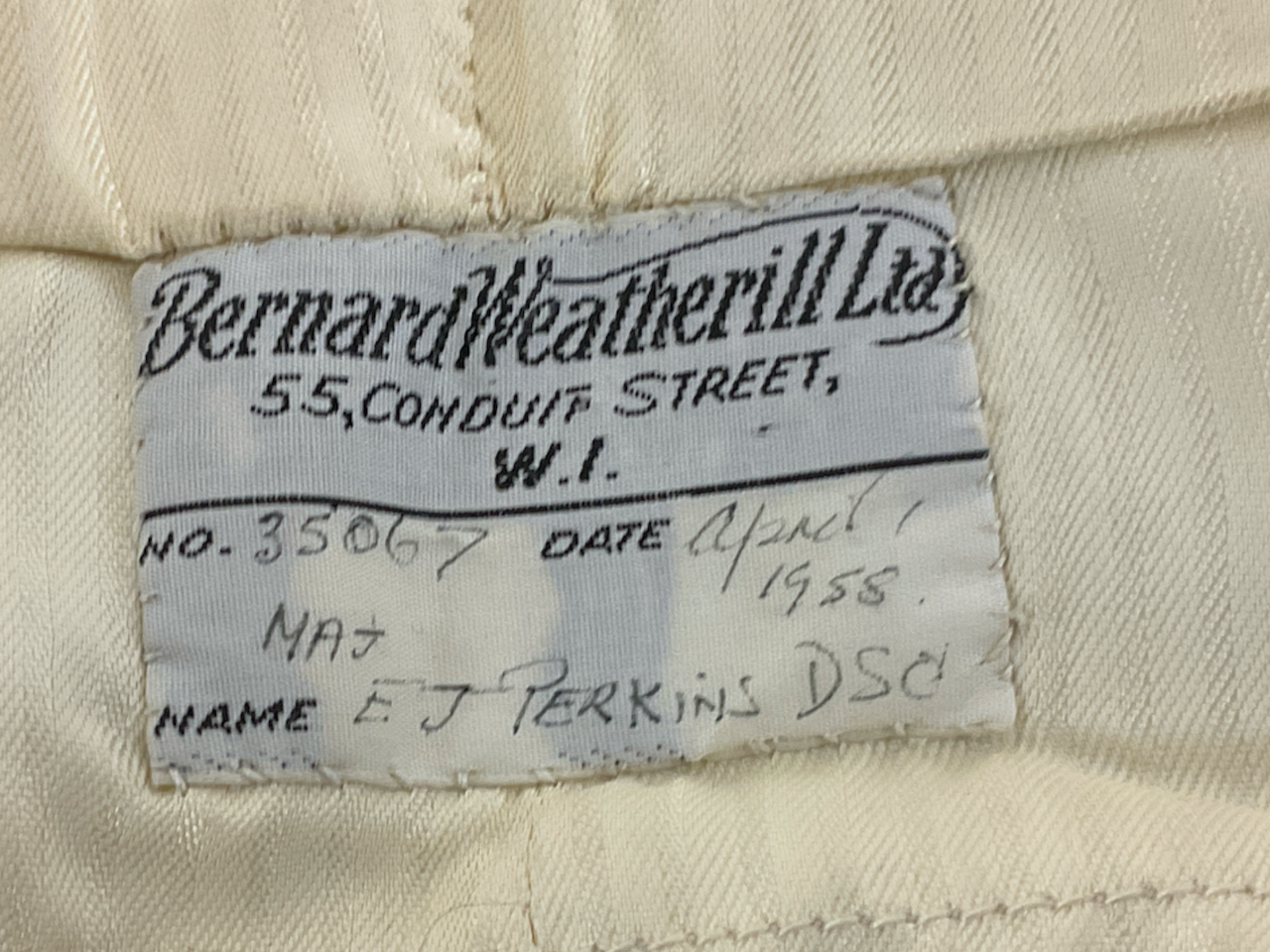 Canadian Officers Named Straight Leg Trousers DSO Winner W 34 x L 30 Canadian Officers Named Straight Leg Trousers DSO Winner W 34 x L 30