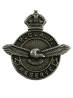 WW2 Canadian RCAF Reserve Screw Back Lapel Pin BIRKS