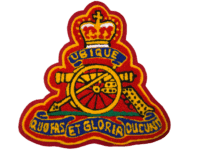 Canadian Forces RCA  Artillery Jacket Patch 8 x 9 Inch
