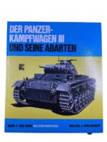 WW2 German Panzer Kampfwagen 3 and Variants Vol 3 GERMAN TEXT HC Reference Book