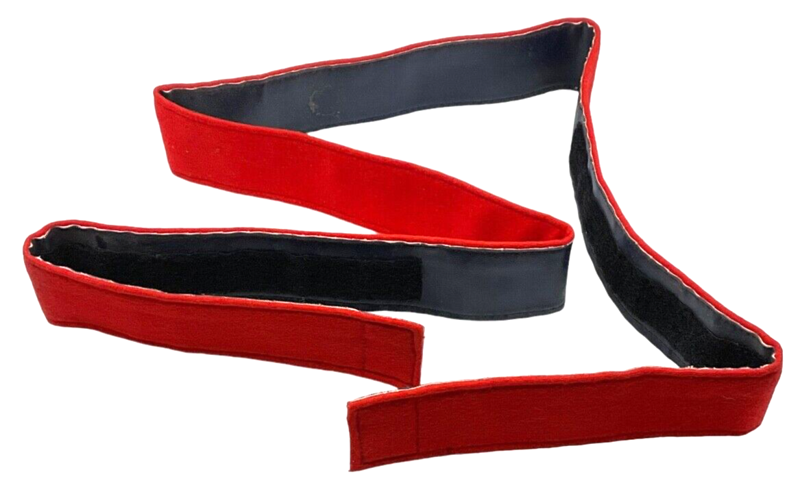 Canadian Ontario Provincial Police OPP Red Dress Belt 40 Inch Vintage Canadian Ontario Provincial Police OPP Red Dress Belt 40 Inch Vintage