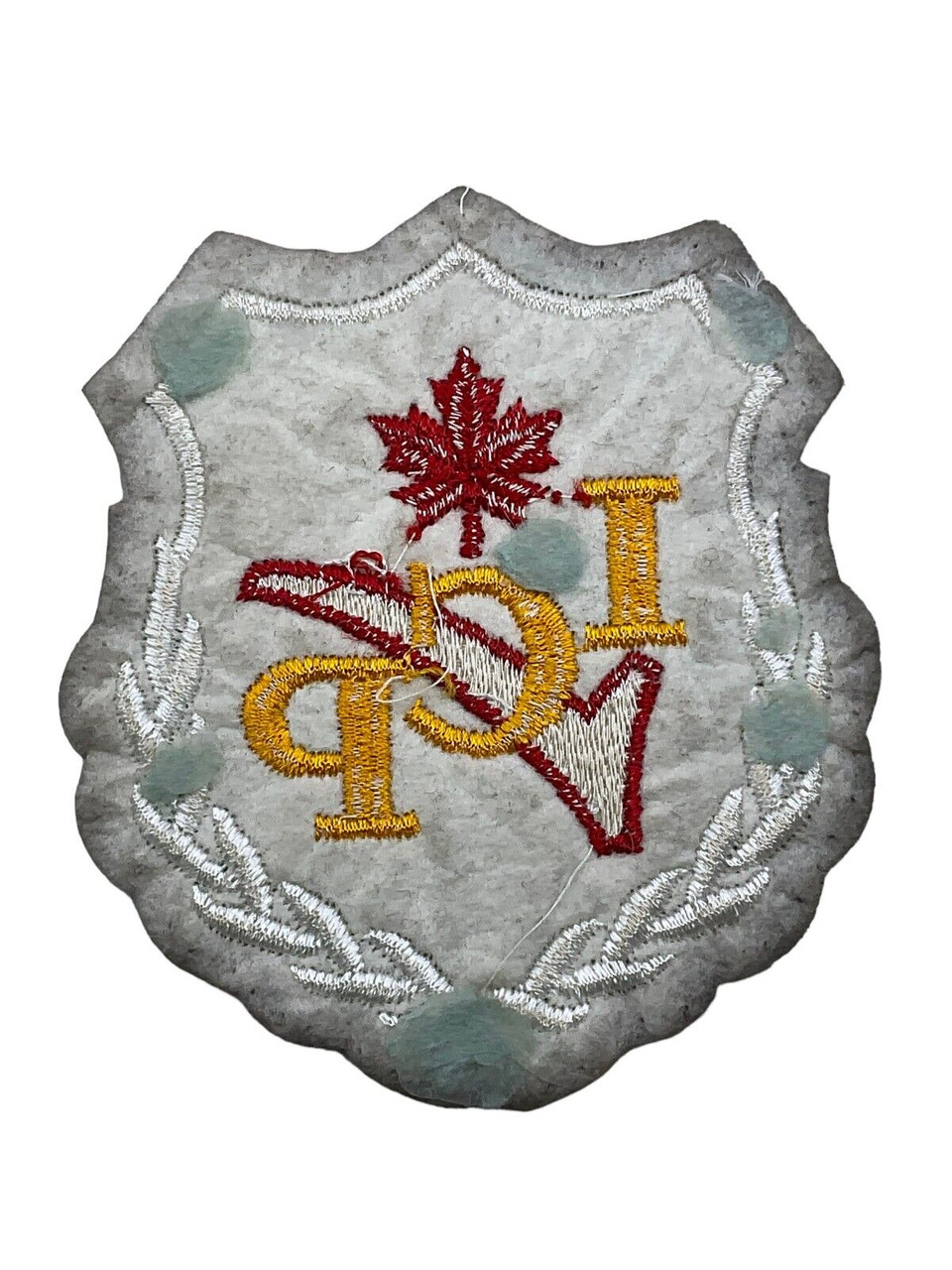 Canadian Forces ICP Instrument Check Pilot Squadron Crest Patch Vintage Canadian Forces ICP Instrument Check Pilot Squadron Crest Patch Vintage