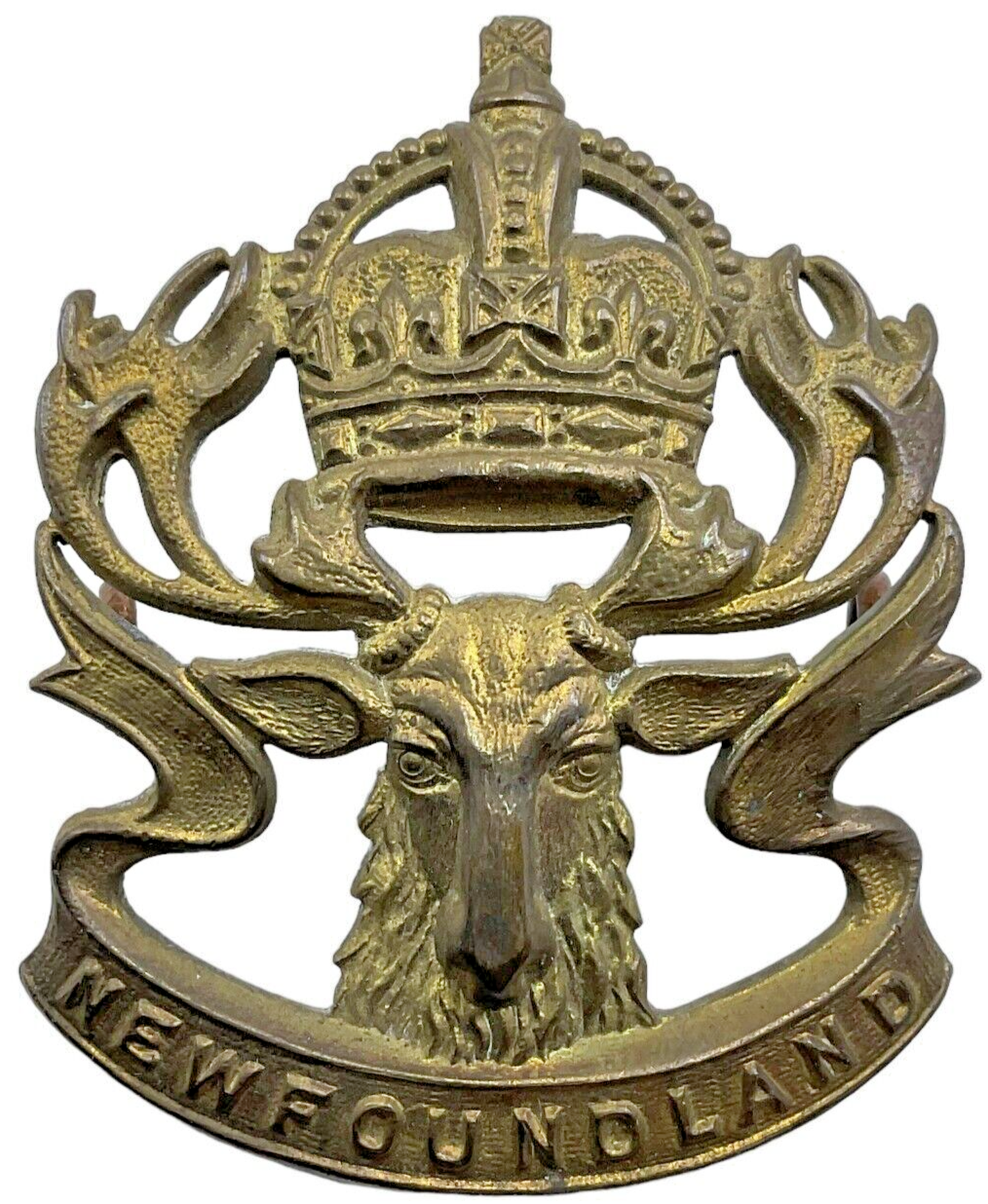 WW2 Canadian Newfoundland Regiment Cap Badge WW2 Canadian Newfoundland Regiment Cap Badge