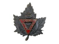 WW1 Canadian CEF YMCA Young Mens Christian Association Collar Insignia Single 3