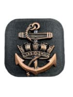 Canadian Forces RCN Navy Bronze Sea Service Trade Qualification Badge Insignia