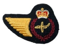 Canadian RCAF Trade Wing Patch Airframe Structures Technician Insignia