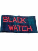 WW1 British BEF Army Black Watch Tartan Armband Recruiting WW1 British BEF Army Black Watch Tartan Armband Recruiting