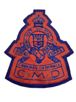 WW2 Royal Canadian Ordnance Corps CMD Military Depot Crest Patch WW2 Royal Canadian Ordnance Corps CMD Military Depot Crest Patch