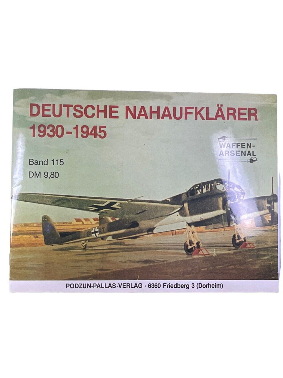 WW2 German Luftwaffe Reconnaissance Aircraft GERMAN TEXT SC Reference Book WW2 German Luftwaffe Reconnaissance Aircraft GERMAN TEXT SC Reference Book