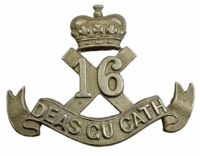 WW1 Canadian CEF 16th Battalion Cap Badge