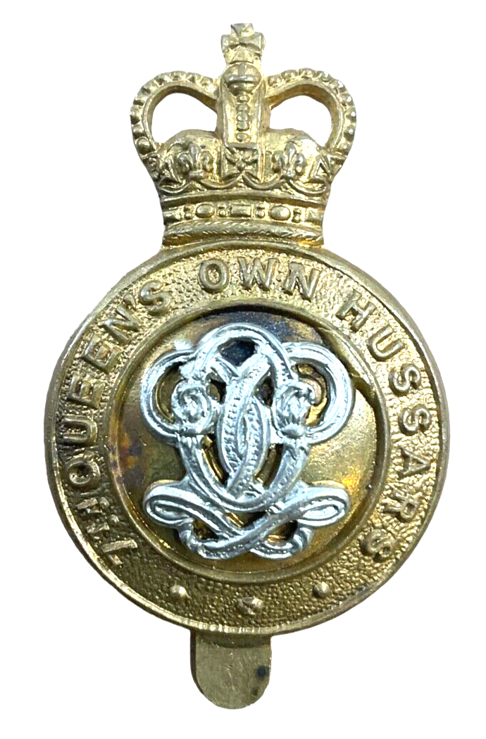 British 7th Queens Own Hussars Cap Badge British 7th Queens Own Hussars Cap Badge