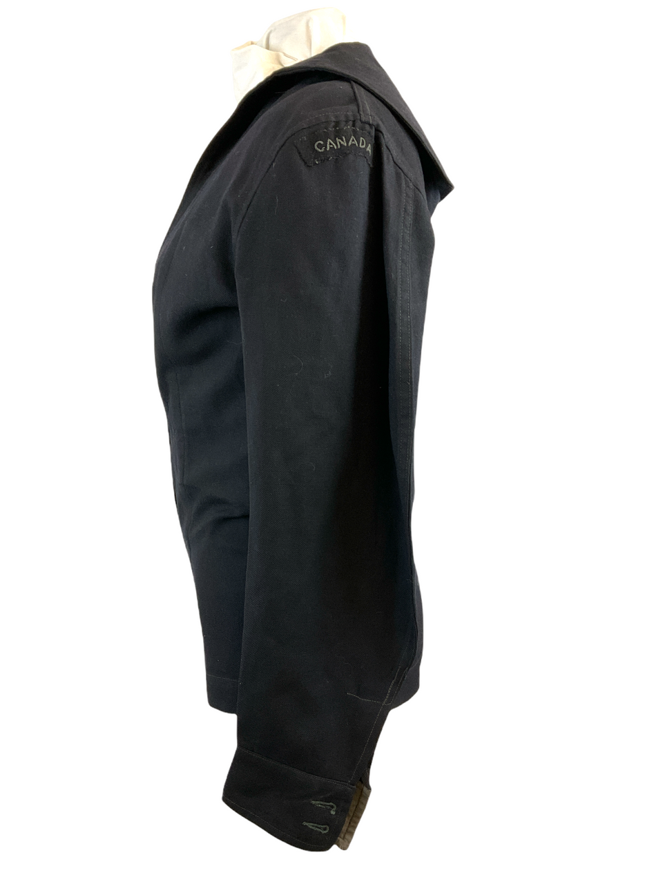 Korean War Canadian Navy RCN Blue Wool Zip Front Jumper Chest 40 Korean War Canadian Navy RCN Blue Wool Zip Front Jumper Chest 40