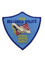US Billerica Massachusetts Police Patch 1 US Billerica Massachusetts Police Patch 1